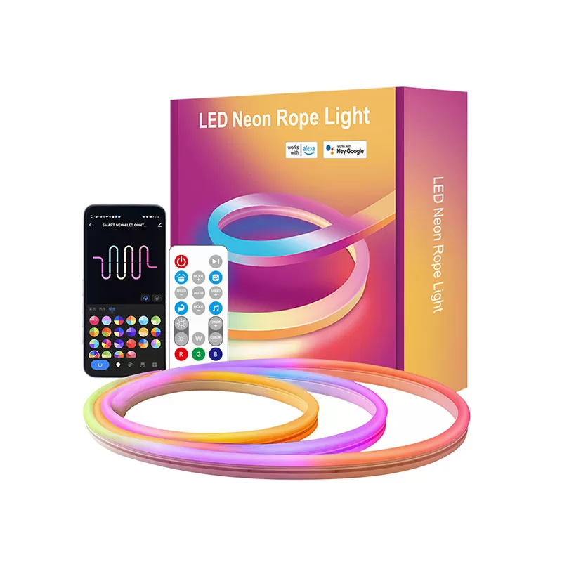 WiFi+BLE+IR Dream Color Music LED Neon Light Kit(PVC)