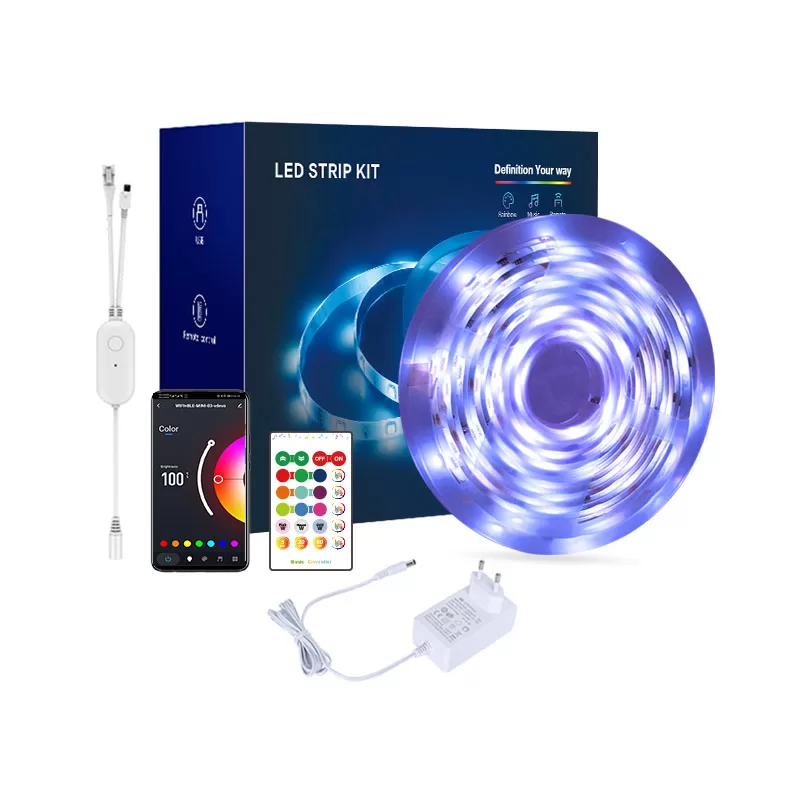 WIFI+BLE+IR Music LED Strip Light Set-1