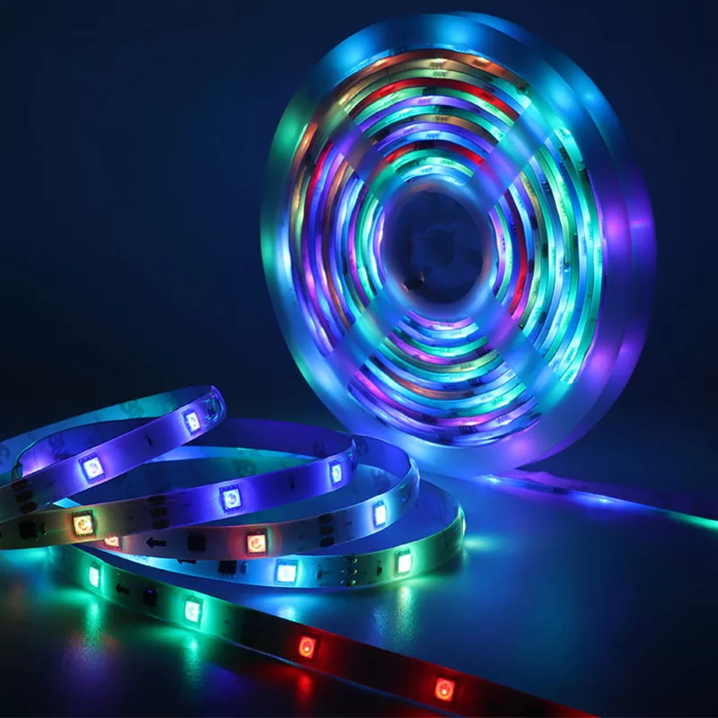 WIFI+BLE+IR RGBIC Illusion Music Strip Light Kit-2