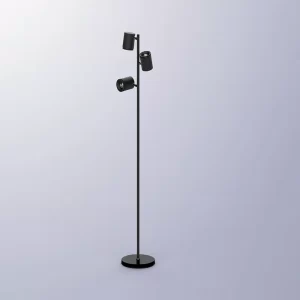 Tuya Smart 3-Head Floor Spot GEN5.0 black tree floor lamp, full product view